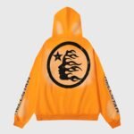 Hellstar Fire Orange Dye Hoodie - Image 2