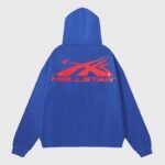 Hellstar Gel Logo Tracksuit Blue - Image 3