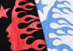 Hellstar Beat Us! T-Shirt White/Blue - Image 3