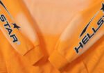 Hellstar Fire Orange Dye Hoodie - Image 8