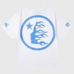 Hellstar Beat Us! T-Shirt White/Blue - Image 7