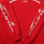 Hellstar Sport Pullover Hoodie Red - Image 5