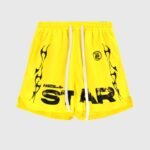 Hellstar Studios Records Star Shorts Yellow