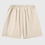 Hellstar Sports Flame Shorts Biege - Image 2