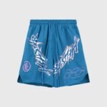 Hellstar Nylon Athletic Shorts Green