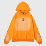 Hellstar Fire Orange Dye Hoodie