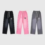 Hellstar Waxed Sweatpant 'Pink' - Image 4