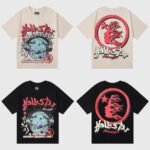 Hellstar Studios Heaven on Earth T-Shirt Beige - Image 3