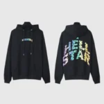 Hellstar Gradient Stars Hoodie 'Black' - Image 7