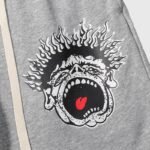Hellstar Jupitar Graphic Terry Grey Shorts - Image 5
