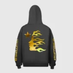 Hellstar With Crying Baby Graphic Hoodie - Image 2