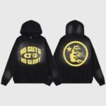 Hellstar No Guts No Glory! Hoodie Black - Image 3
