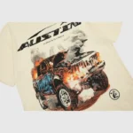 Hellstar x Post Malone Austin Tee 'Cream' - Image 3