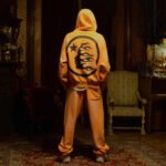 Hellstar Fire Orange Closed Elastic Bottom Sweatpants - Image 8