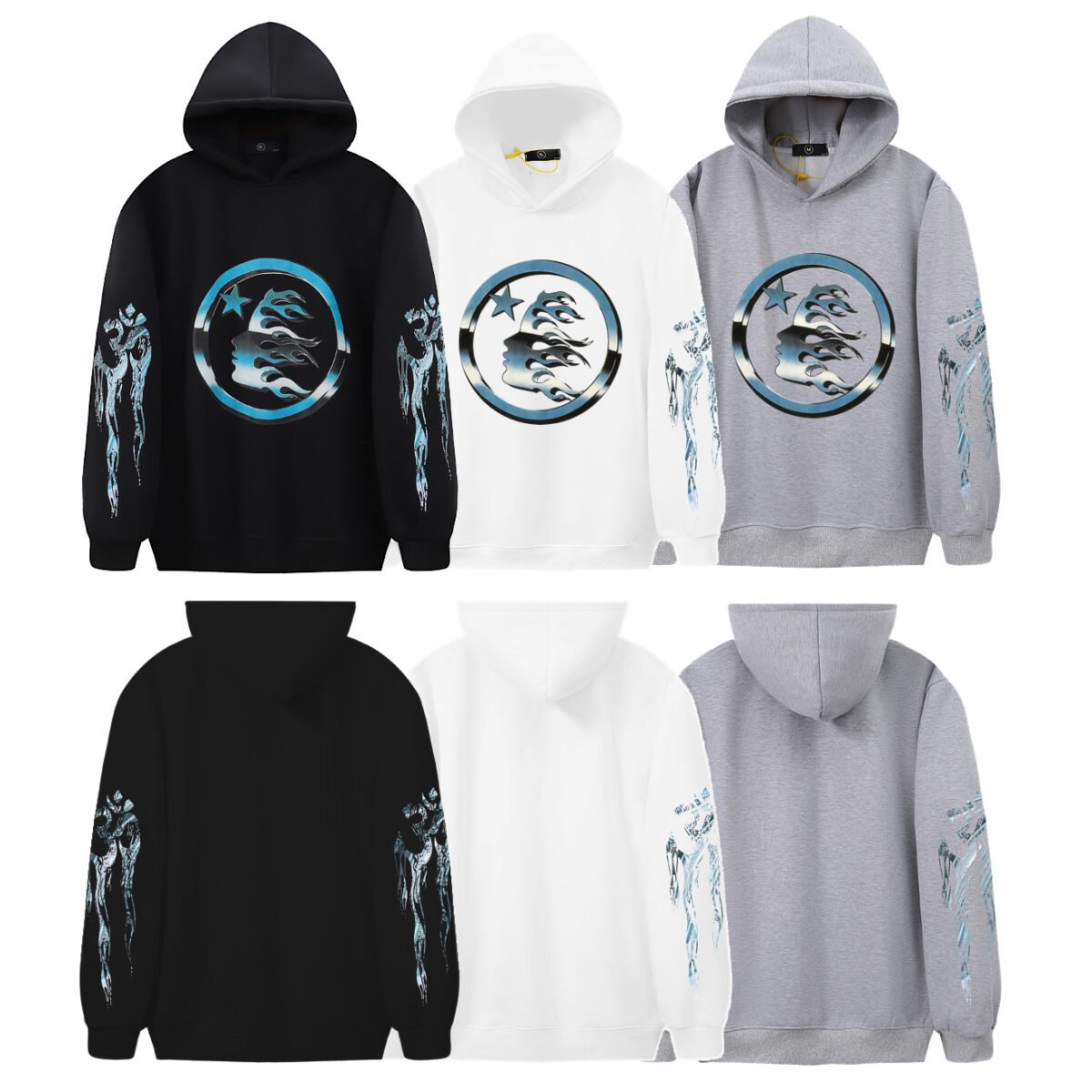 Hellstar Grey Hoodie - Image 3