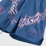 Hellstar Nylon Athletic Shorts Green - Image 4