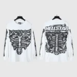 Hellstar Skeleton Long Sleeve Shirt 'White' - Image 3