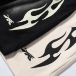 Hellstar Sports Flame Shorts Biege - Image 3