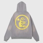Hellstar No Guts No Glory! Hoodie Grey - Image 2