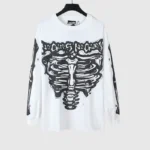 Hellstar Skeleton Long Sleeve Shirt 'White' - Image 5